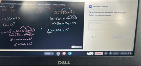 Image result for Perfect Square Factorization Intro