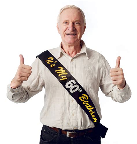 Buy “Its My 60th Birthday” Black and Gold Glitter Satin Sash – Happy ...