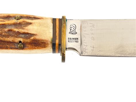 Lot - LOT OF 2 ANTON WINGEN JR. SOLINGEN GERMANY KNIFE WITH SHEATH