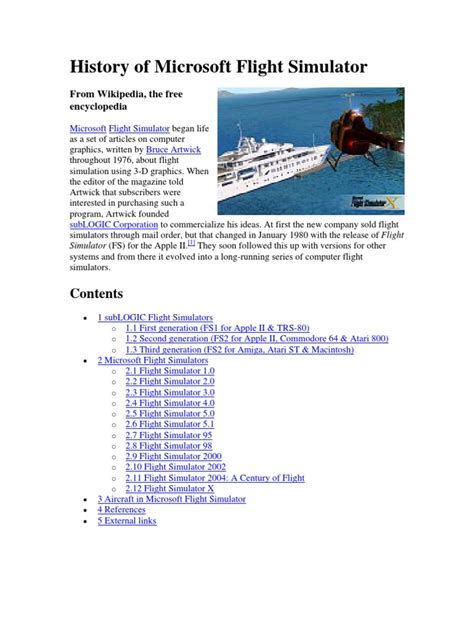 Image result for First Flight Simulator