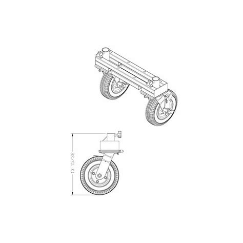 MagLiner Mag Mini 8" Rad-Umrüstsatz (Standard), 600,21
