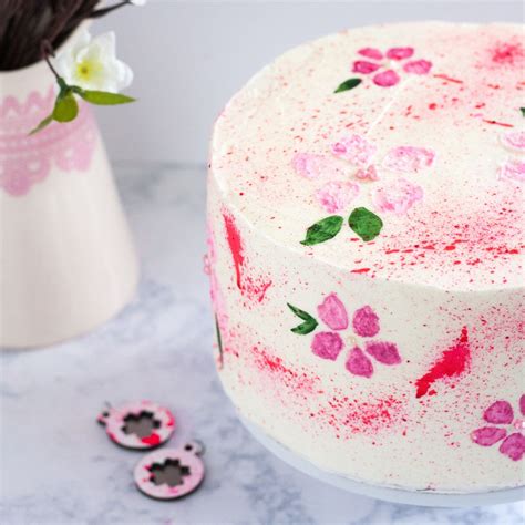 Cherry Blossom Cake Tutorial 的图像结果