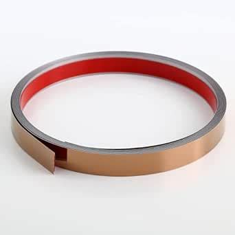 VICTAC Rose Gold 8K Mirror Stainless Steel Self-Adhesive Metal Trim ...