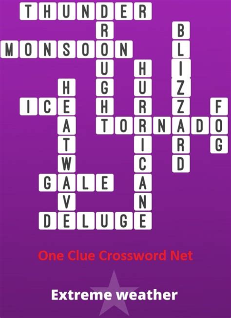 Extreme Weather Bonus Puzzle - Get Answers for One Clue Crossword Now