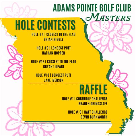 Adams Pointe Golf Club - Tournament Results