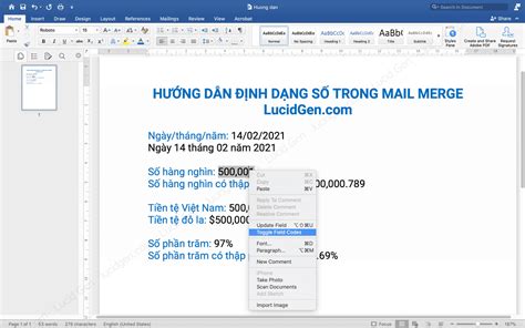 Image result for Mail Merge Number Format Comma