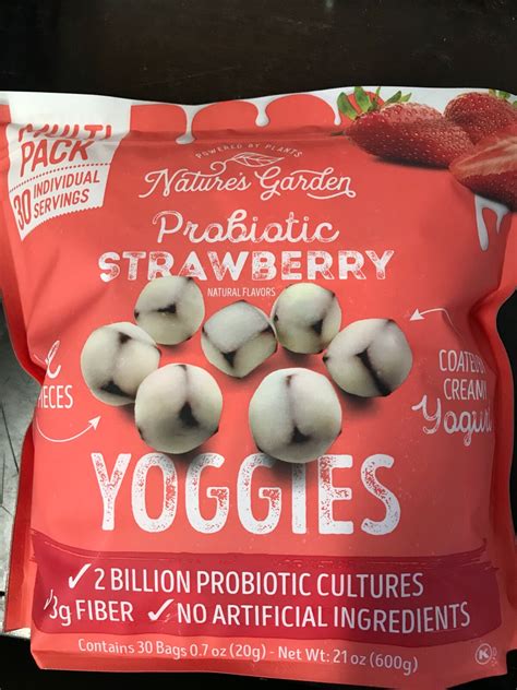 Nature's Garden Probiotic Strawberry Yoggies