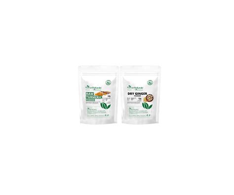 Raw turmeric powder(Curcumin rich)-100 gm+Dry ginger powder-100 gm ...