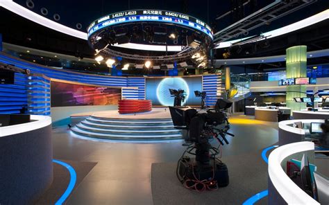 Phoenix Satellite TV Broadcast Set Design Gallery