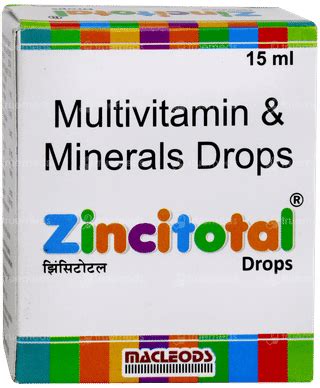 Zincitotal Drop 15 Ml - Uses, Side Effects, Dosage, Price | Truemeds