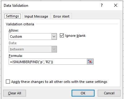 MS Excel Data Validation for Blanks Not Working 的图像结果