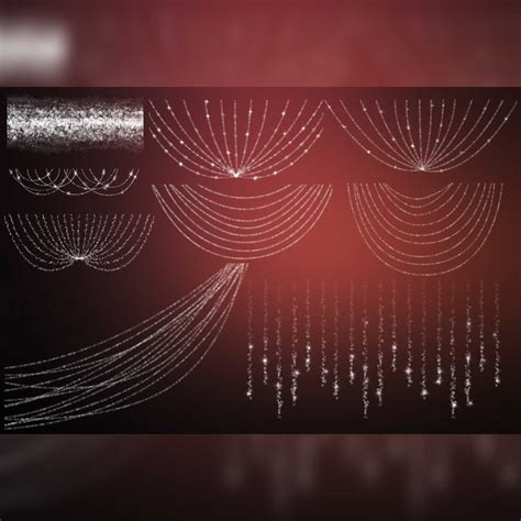 Christmas light overlay, Christams photoshop overlay, Christmas lights ...