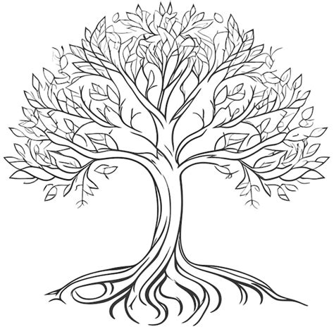 Image result for Tree Line Art Vector