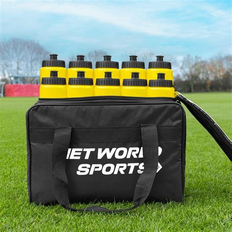 10 Water Bottles (750ml) & Carry Bag Set | Net World Sports