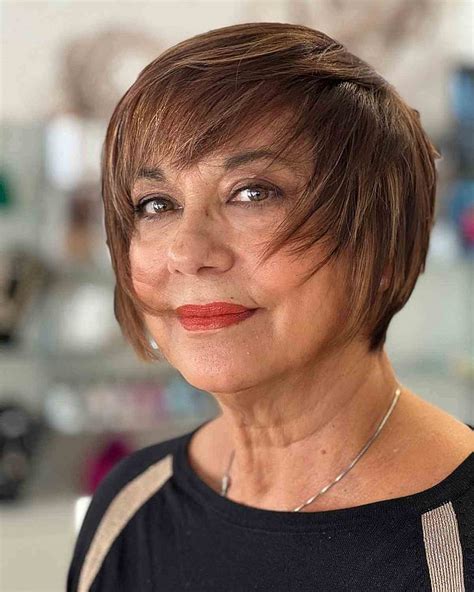 Older Short Brunette Hairstyles