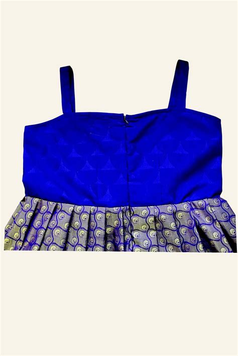 ROYAL BLUE FROCK - Lana Fashion Studio