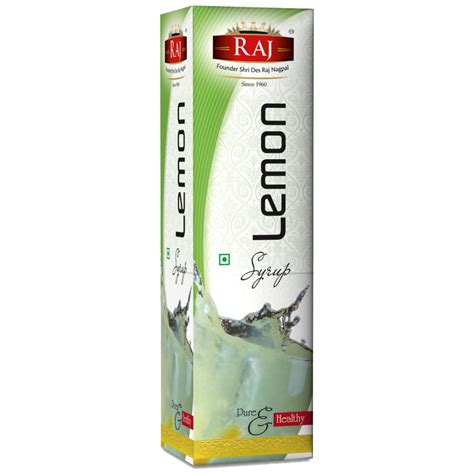 RAJ LEMON SYRUP 750 ML (PACK OF 1) – Raj Jeera