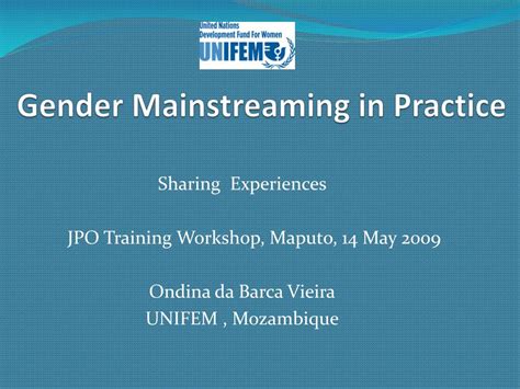 Image result for Gender Mainstreaming Examples