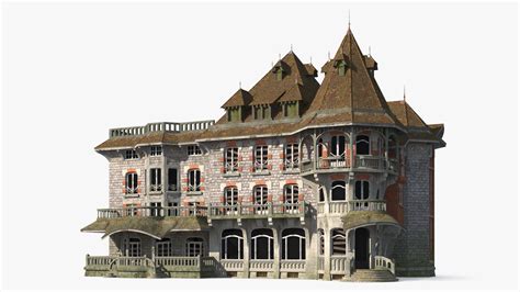 Scary Old Creepy Mansion 3D model | 3D Molier International