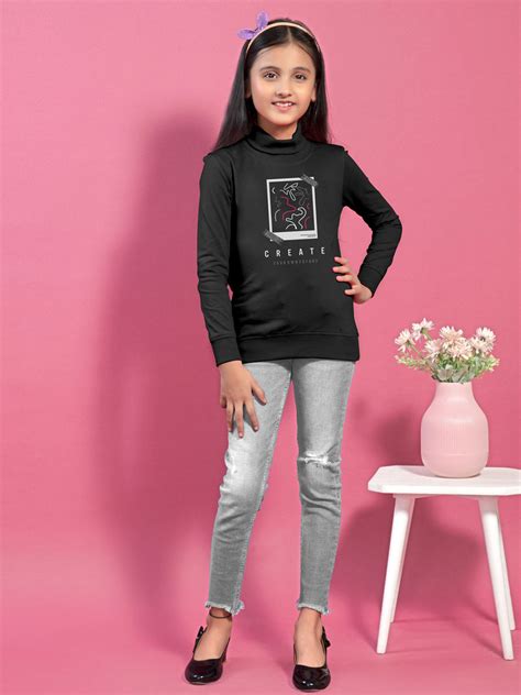 Salma Afra Hi Neck T-Shirt – ESSA GARMENTS