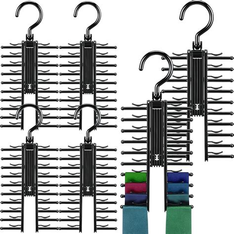 Amazon.com: Kigley 6 Pcs Tie Rack Tie Holder See Everything Cross X 20 ...