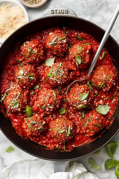 Easy Oven Baked Meatball Recipe Oven Baked Meatballs