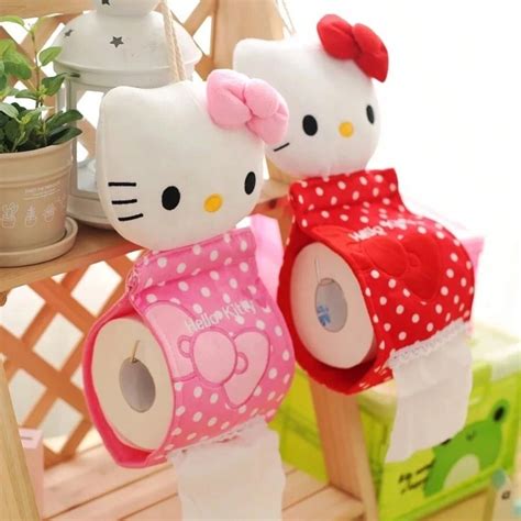 Sanrio Conjunto de lenços criativos Sanrio Kitty Tecido de pelúcia para ...