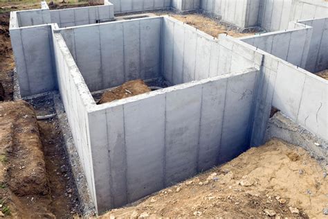 Solid Poured Concrete Walls