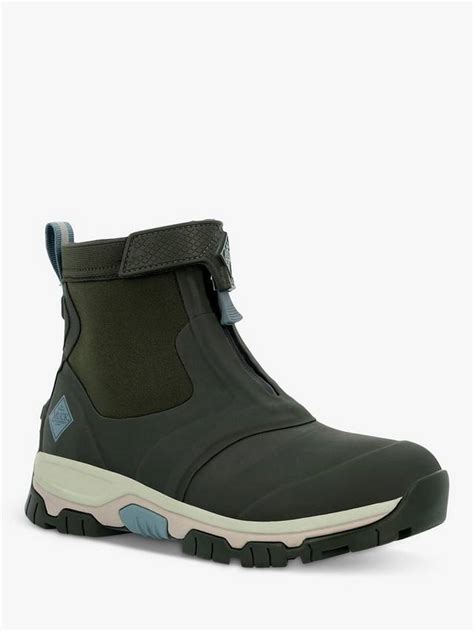 Muck Apex Zip Up Wellington Ankle Boots, Moss