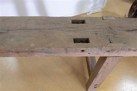 Spanish Solid Wood Carpenter's Workbench For Sale at 1stDibs ...