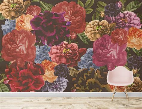 Life N Colors Big Floral Designs for Living Room Wallpapers, Canvas ...