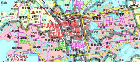 苏州地图全图可放大_苏州各个区分布图_微信公众号文章