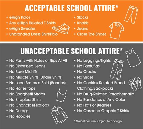 School Dress Code - About EHS - Entrepreneur High School
