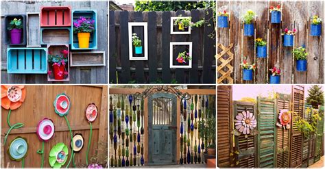 15 Stupendous DIY Fence Decorations to Add Life and Color to Your Yard ...
