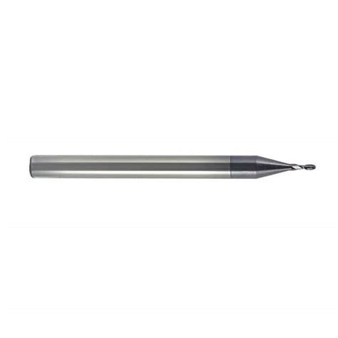 Melin Tool Co Carbide Micro End Mill, Ball, 0.115x0.345", Number of ...