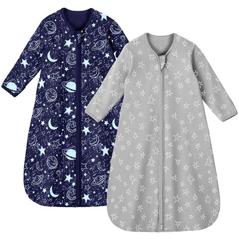 Amazon.com: Unnivoll Baby Sleep Sack 12-18 Months 100% Cotton Long ...