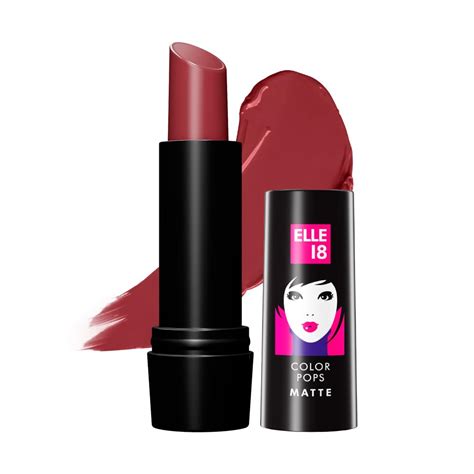 Buy Elle 18 Color Pop Matte Lip Color| R33| Code Red| 4.3 g Online at ...