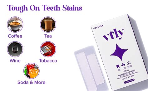 Vtly Teeth Whitening Strips, Advanced Formula, Instant Teeth Whitening ...