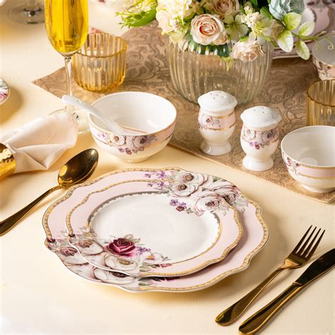 Rose Garden 42 Pcs Dinner Set – Vigneto