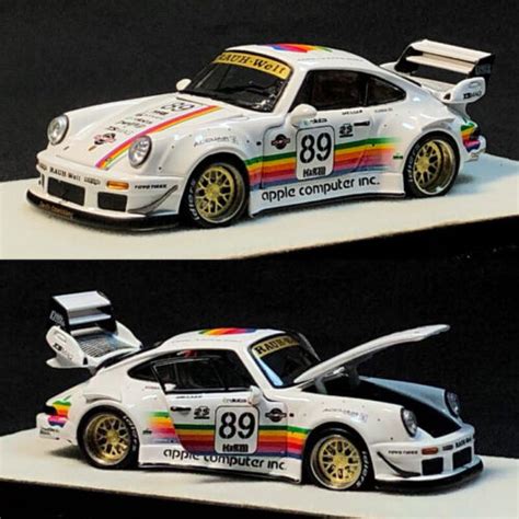 PGM 1:64 Scale Porsche RWB 911 930 Apple #89 Diecast Car India | Ubuy