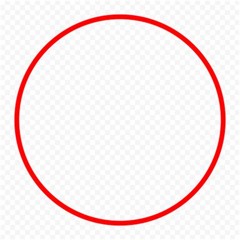 Transparent Transparent Background Red Circle PNG Images for Your Designs