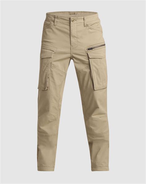 Brown Mid Rise Cargo Pants