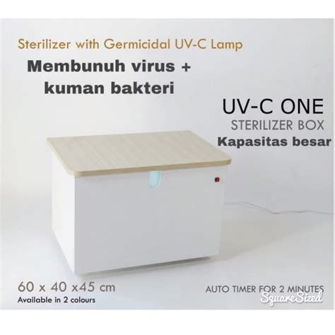 Jual uvc box sterilizer ukuran besar uv-c one Philips 15w dalam kota ...