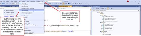 Image result for Visual Studio Menu
