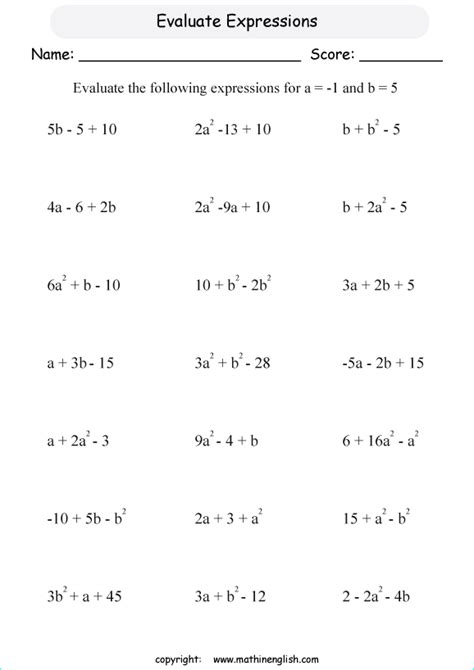 Image result for Math Antics Equations Worksheet