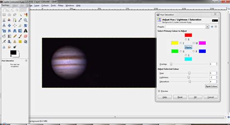 Stacking Jupiter with Registax 5 的图像结果