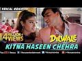 Lyrics: Kitna Haseen Chehara Song -- Dilwale (1994) - www.SLyrics.in is ...