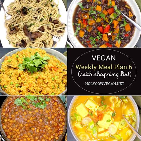 Vegan Meal Plan 6 - Holy Cow Vegan - Fitzenwellness