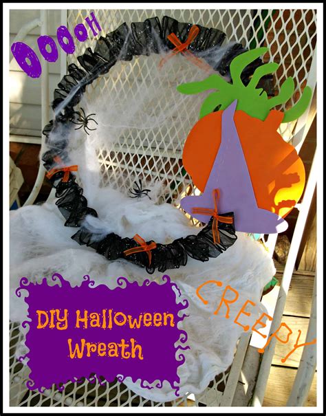 Homemade Halloween Wreath For Only $3 - Farmer's Wife Rambles