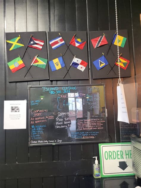 Menu at Island Cuisine Charlotte restaurant, Charlotte